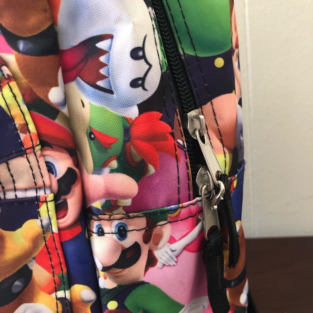 Super Mario Character Print Backpack - Multi Color - Picture 5 of 15